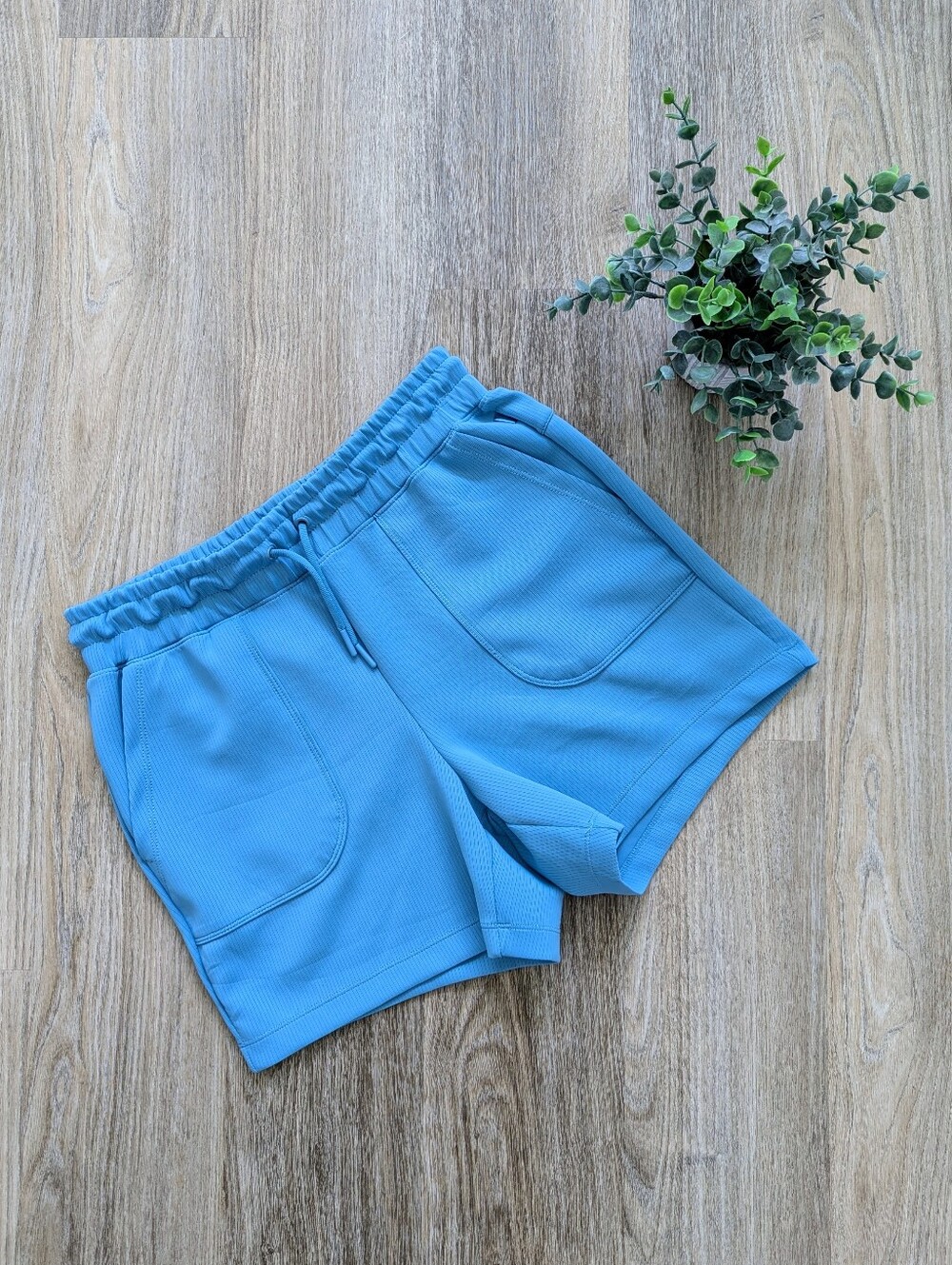 Mondetta Blue Drawstring Lounge Shorts